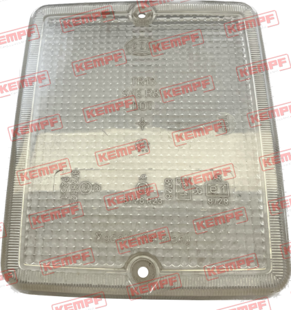 73775 Kempf Lichtscheibe, f. RFS, weiß, 139x117mm